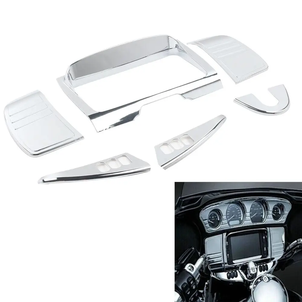 

Motorcycle Tri Line Stereo Trim Fairing Cover For Harley Street Glide FLHXS FLHX