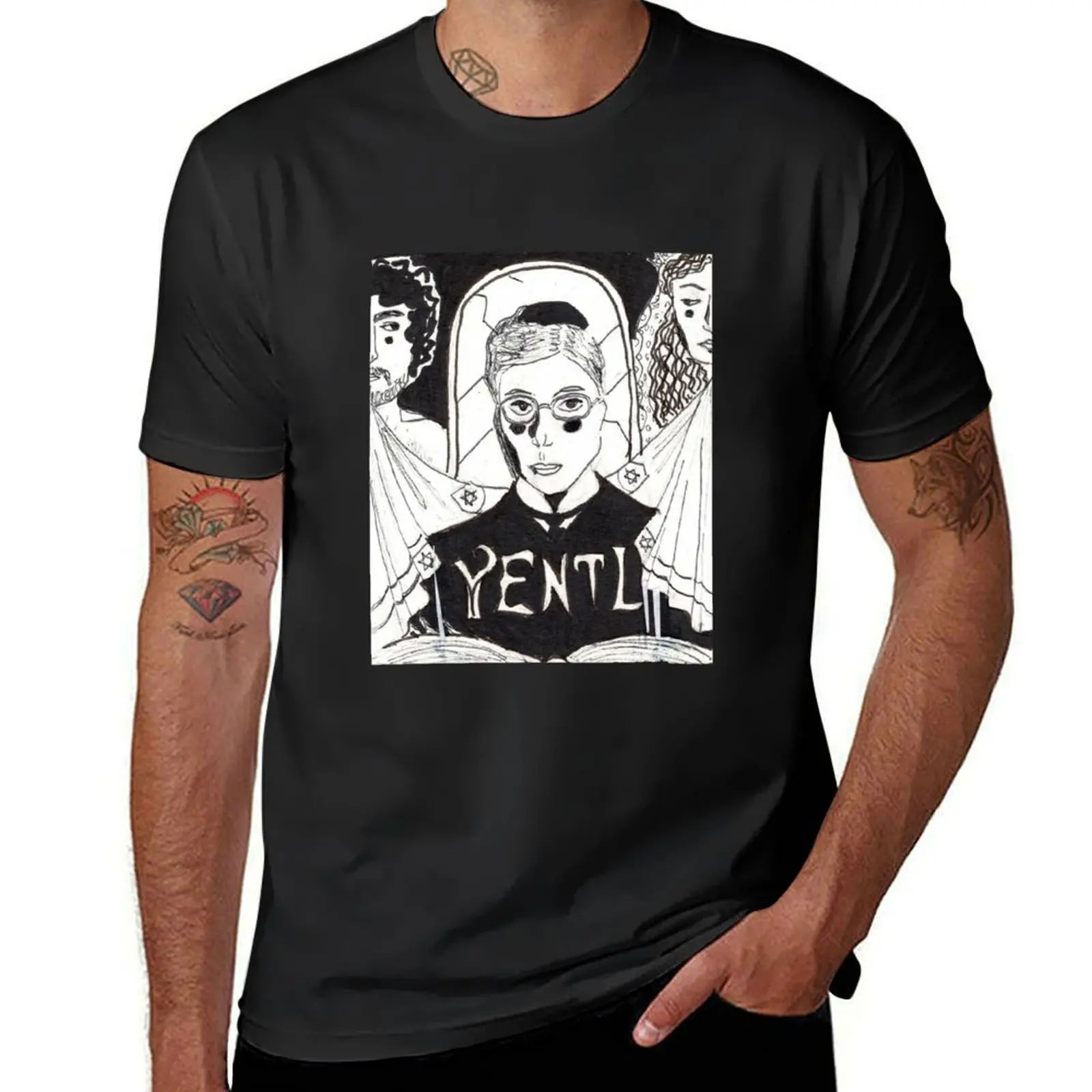 

Yentl T-Shirt blue archive Funny t-shirt cotton graphic tees mens t shirts pack