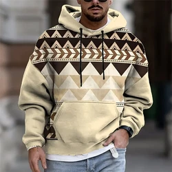 New Men's Sweater 3d Printed Long Sleeve Tops Fashion Loose Casual Sweatshirt Top Oversized Hoodies For Men