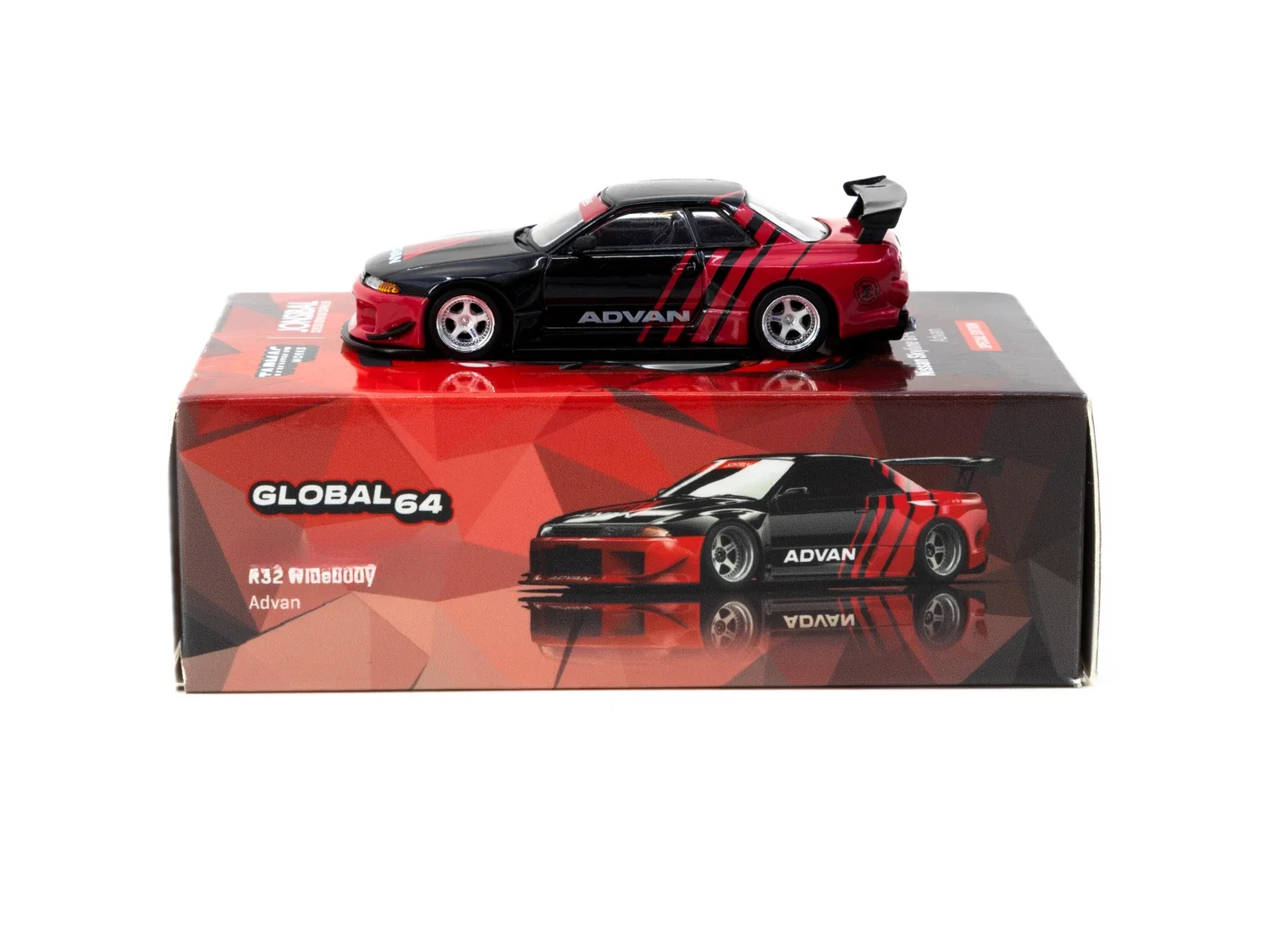 Tarmac Works TW 1:64 Skyline R32 Widebody  Advan Diecast Model Car