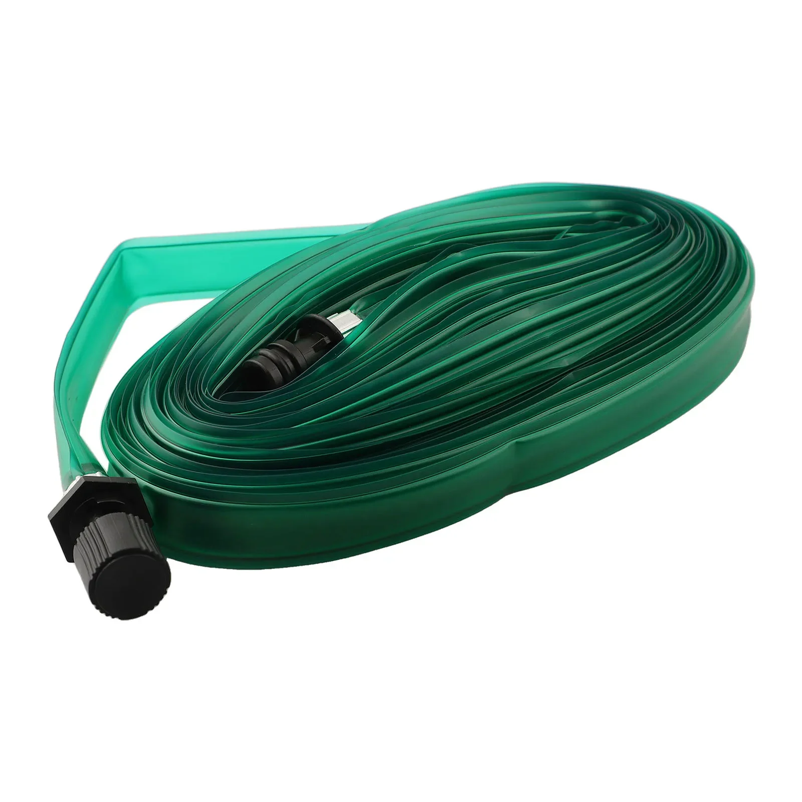Flat PVC Soaker Hose For Outdoor Plant Watering In Flower Beds Vegetable Plots Shrubs Trees And Yard Ground Coverage