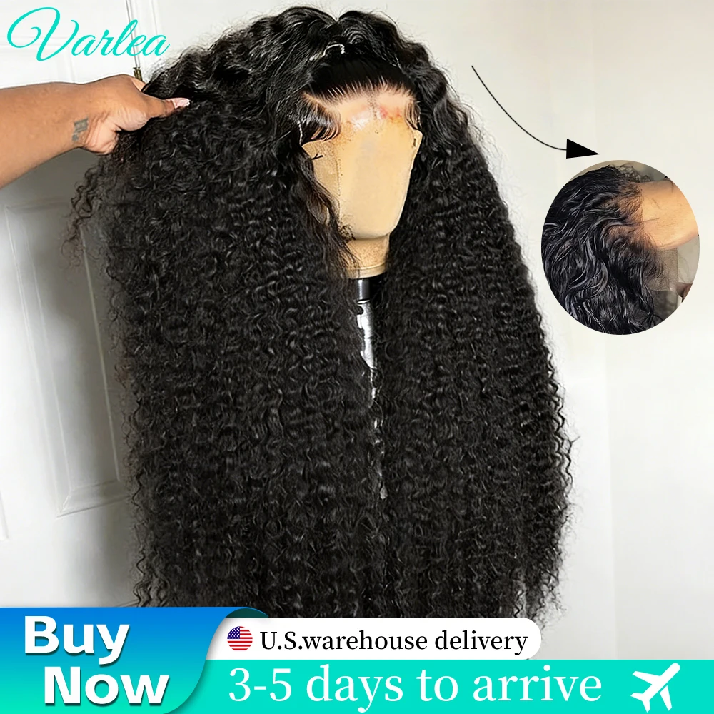 Varlea Wear And Go Curly Wigs 5x5 Hd Lace Closure Wig Deep Wave Wigs 4x4 Closure Human Hair Wig Glueless Wigs Natural For Women