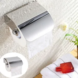 Toilet Tissue Roll Holder Paper Stand Dispensers Wall Mounted Bathroom Supplies