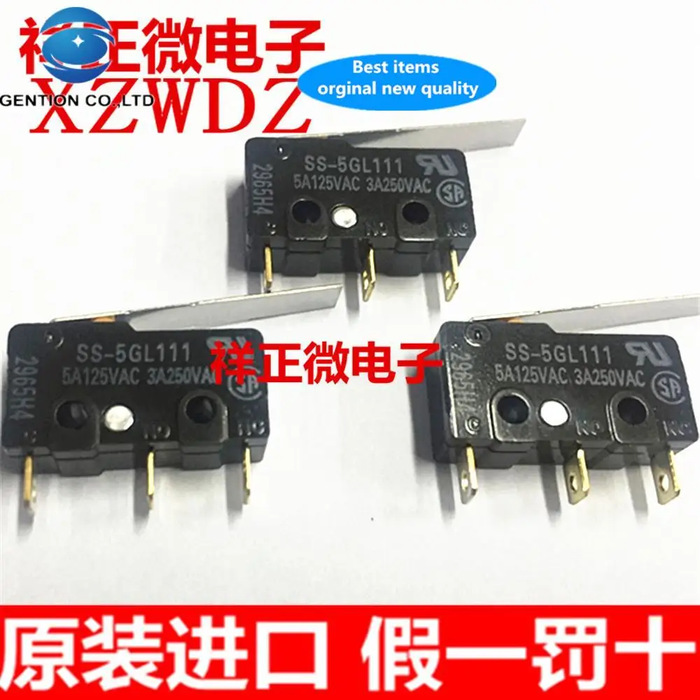 

10pcs orginal new SS-5GL111 Micro switch long handle button switch