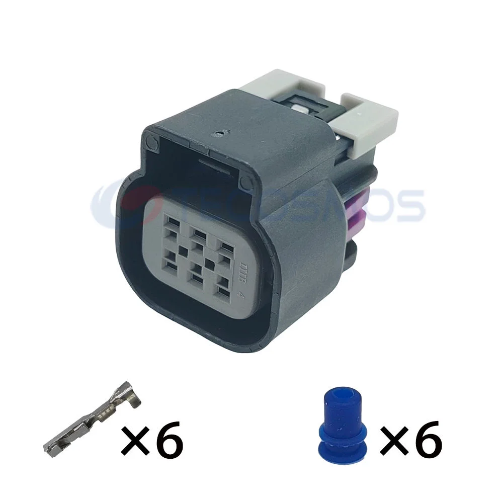 1/5/10 PCS 6 Pin Automotive Connector Throttle Motor Drive wire harness Plug Socket 15355297 15418498 For BUICK Chevrolet