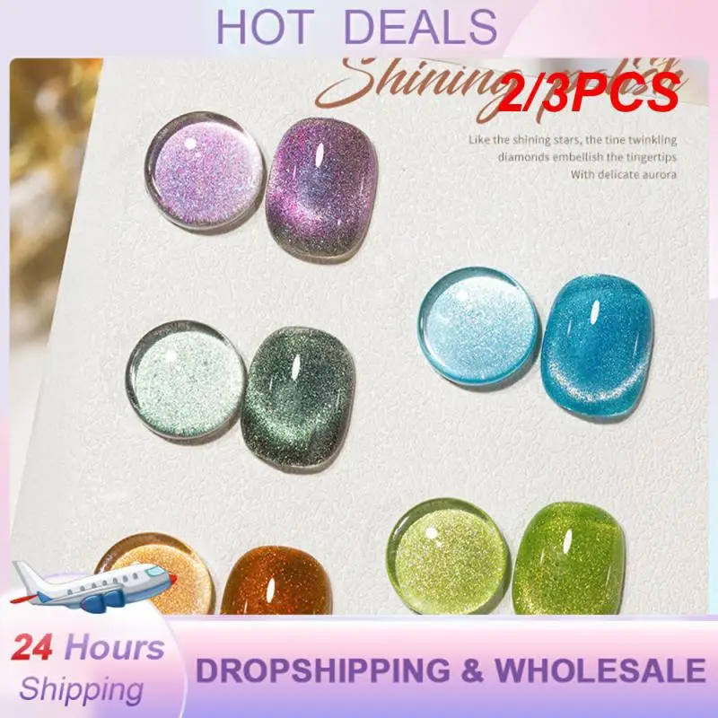 

2/3PCS 10ml Phototherapy Adhesive Gel Shiny Smooth Delicate Waterproof Nail Enhancement 30 Color Nail Polish