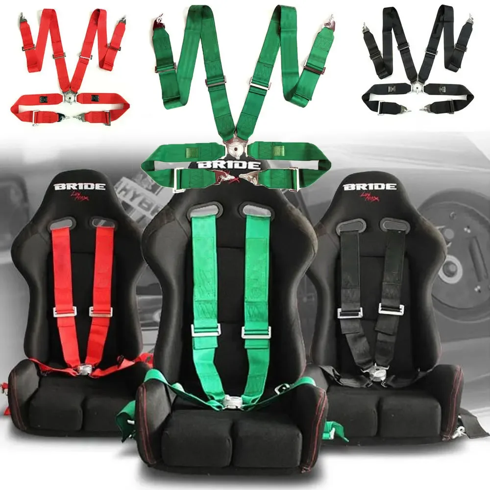 

Universal 3inch Nylon 4/5/6 Point Racing Car Seat Belt Harness with Camlock Quick Release Safety Harness Seat Belt with Logo TA