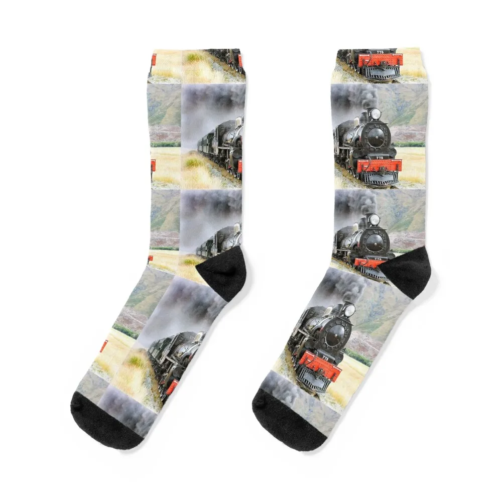 

Kingston Flyer Steam Train New Zealand Socks japanese fashion sports and leisure ankle tennis Men's Socks Luxury Women's