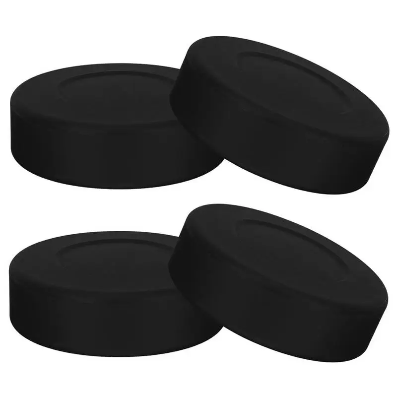 

Ice Hockey Practice Pucks 4 Pcs Floor Hockey Pucks Official Regulation Size Mini Hockey Pucks For Ice Hockey Training Classic