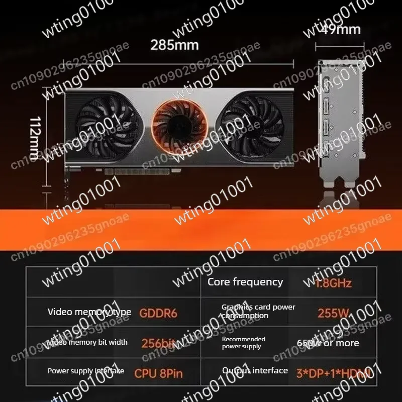 For MTT S80 8K HD Output 16G Large Memory AI Computing Independent Graphics Card