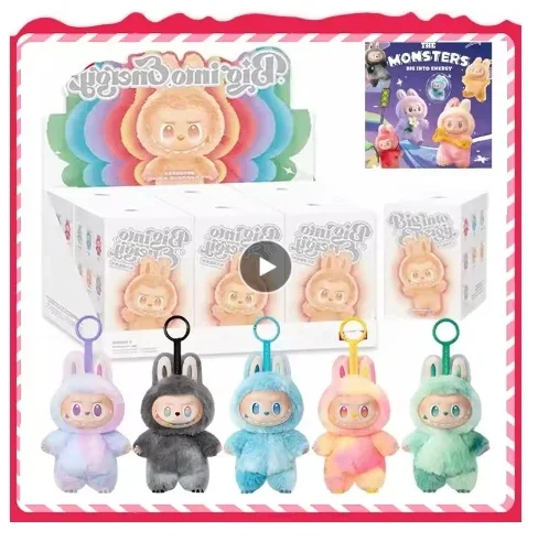 MINISO Kotak Buta NewLabubu 2028 Seri Monster Ransel Liontin Mainan Gantungan Kunci Kotak Misterius Hadiah Ulang Tahun Kejutan Anak