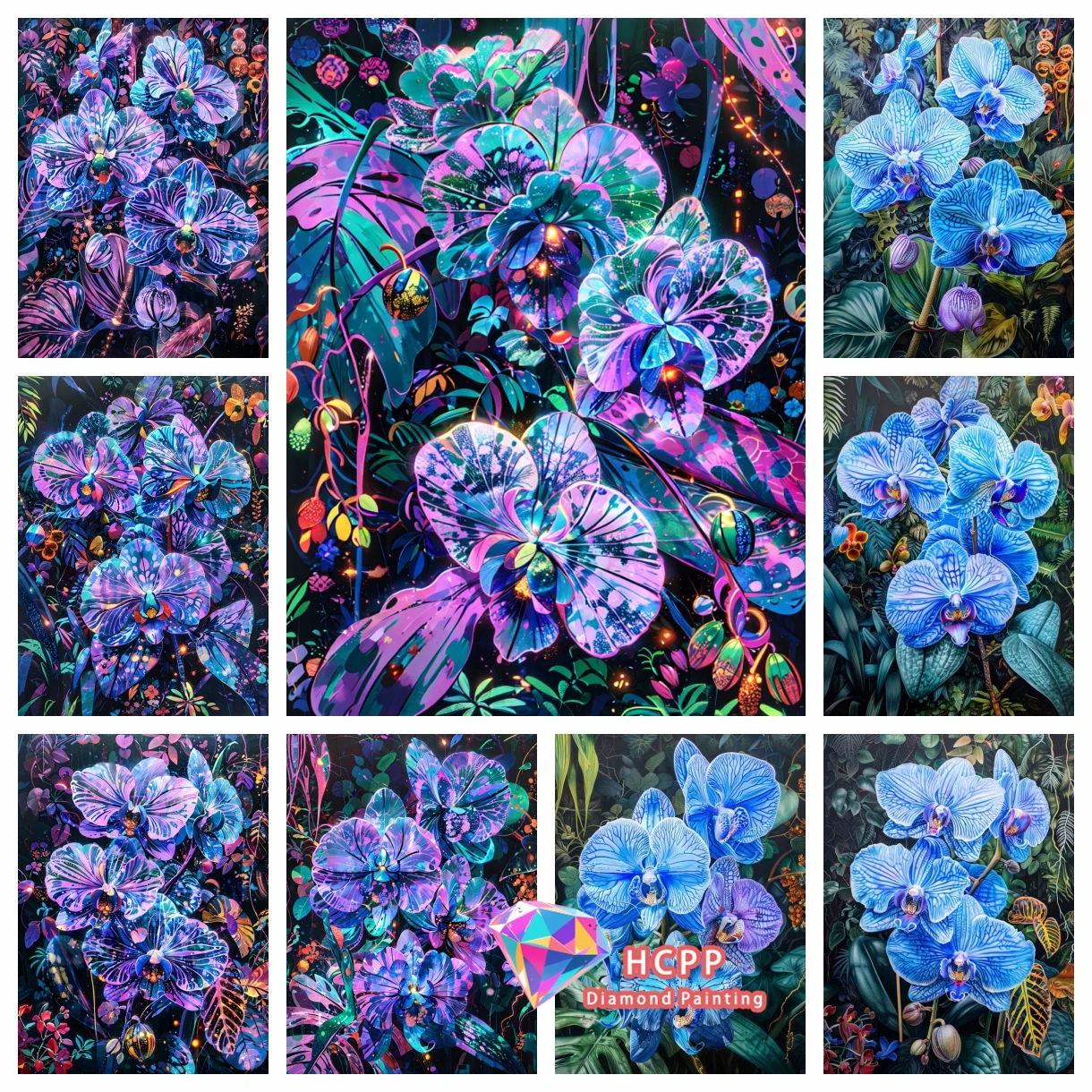 Blauer Schmetterling Orchidee Diamant Malerei Kit 5D DIY Cartoon Diamant Stickerei handgemachte Kunst Kinder Geschenk Handwerk Home Dekoration