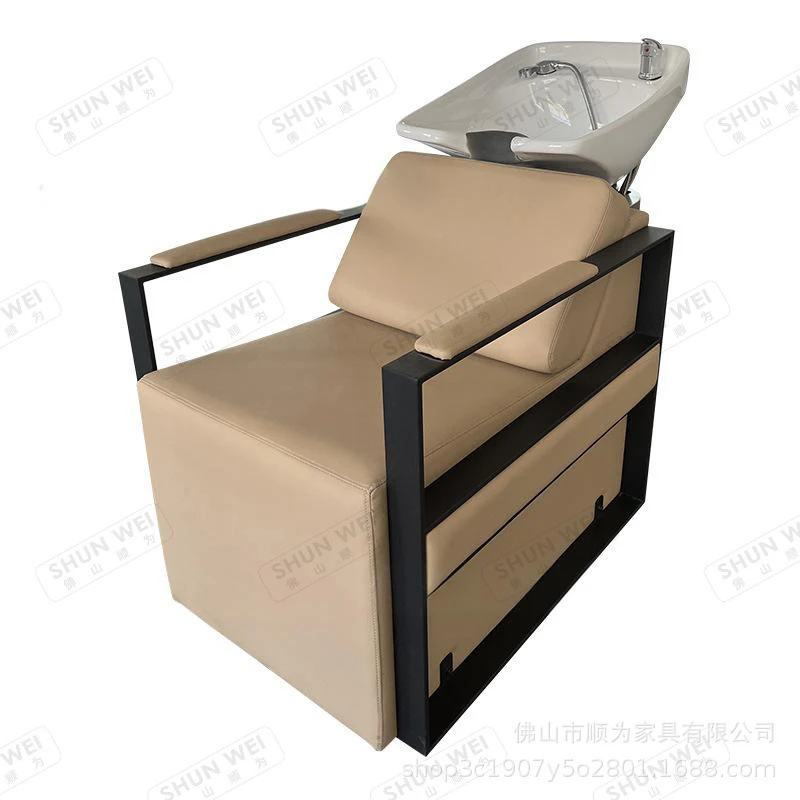 Shampoo Hair , From, Ceramic Basin, European-Style Antique Hairdressing Bed Salons
