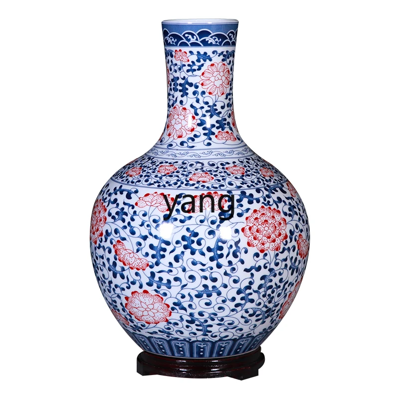 L'm'm Home Living Room Entrance Flower Arrangement Decoration Jingdezhen Ceramic Ornaments