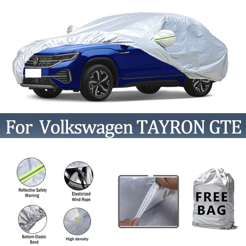 

Для Volkswagen TAYRON GTE автомобильный чехол уличные защитные чехлы снежный солнцезащитный козырек водостойкий пылезащитный внешний УФ автомобильные аксессуары