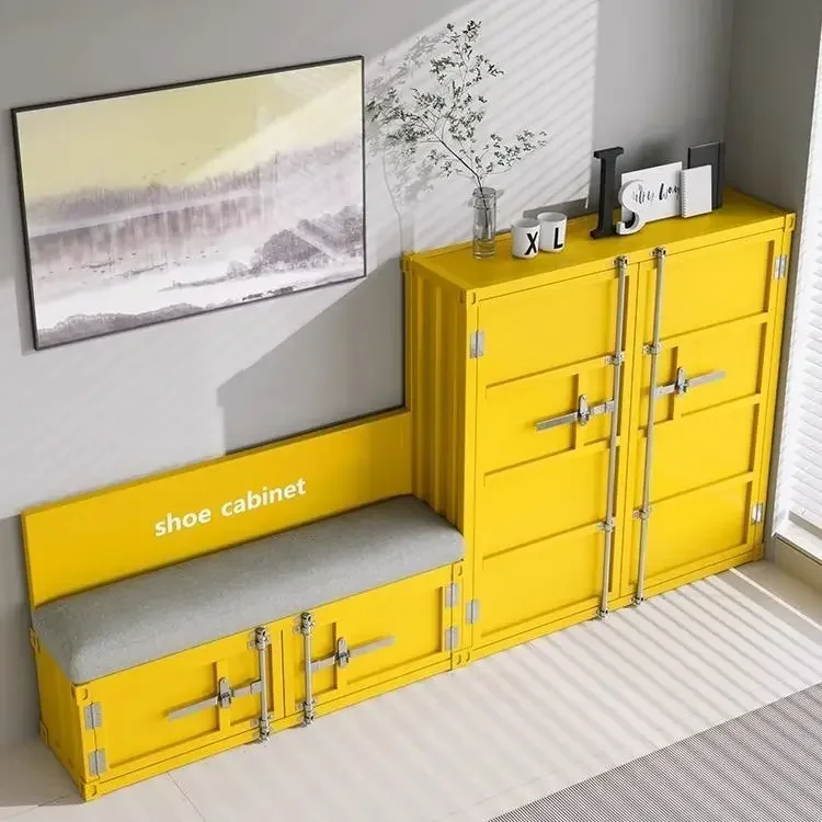 Door shoe cabinet shoe stool, door shoe changing stool