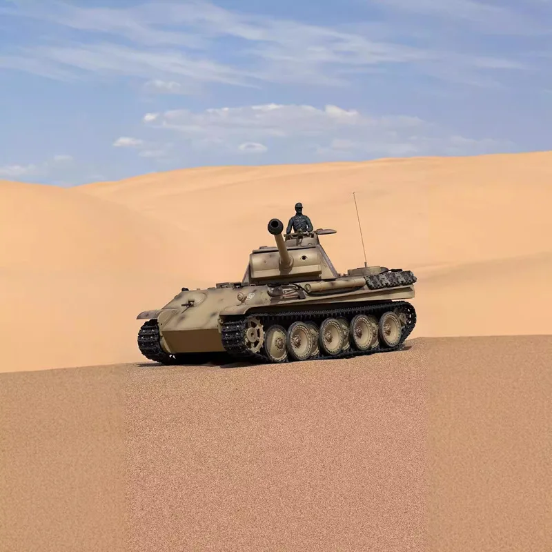 Henglong Kubing Ke German Leopard G Heavy Large Remote Controlled Tank 1:16 Infrared Battle Competitive Tank Model Gift