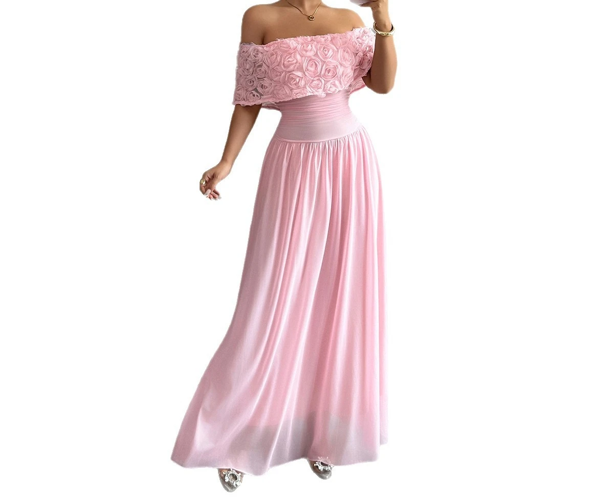 مزاجه أنيقة حمالة الراقية تنورة طويلة فستان نسائي فستان نسائي 2025 الخريف والشتاء