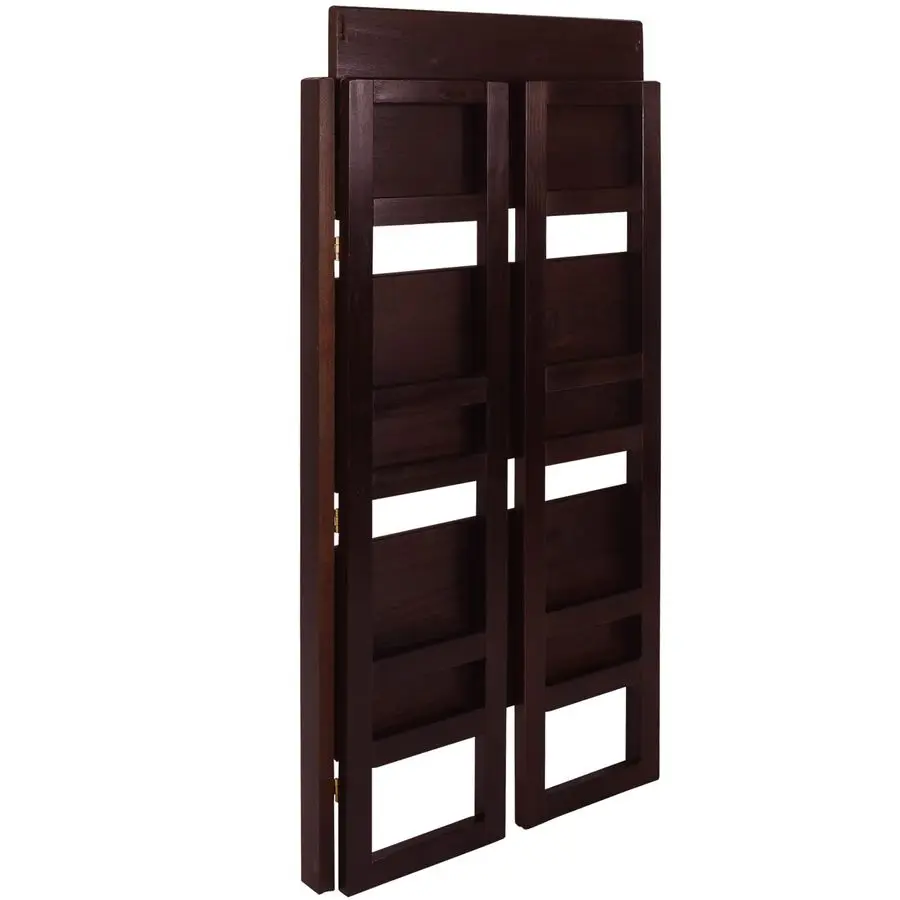 

Home 3Shelf Folding Student Bookcase 20.75 WideEspresso