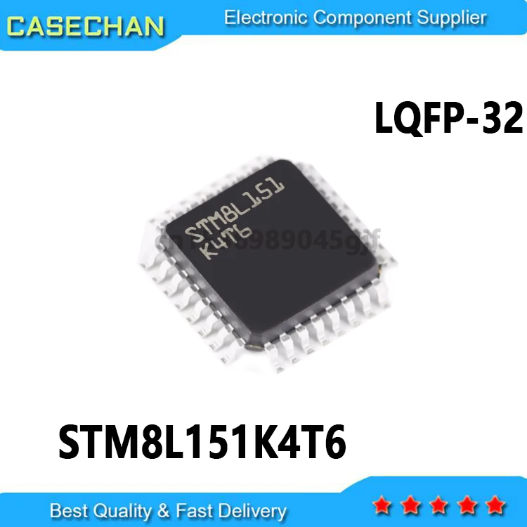 10PCS STM8L151C8T6 STM8L052C6T6 STM32L151C8T6A STM32L051C8T6 LQFP-48 STM8L151K4T6 LQFP-32