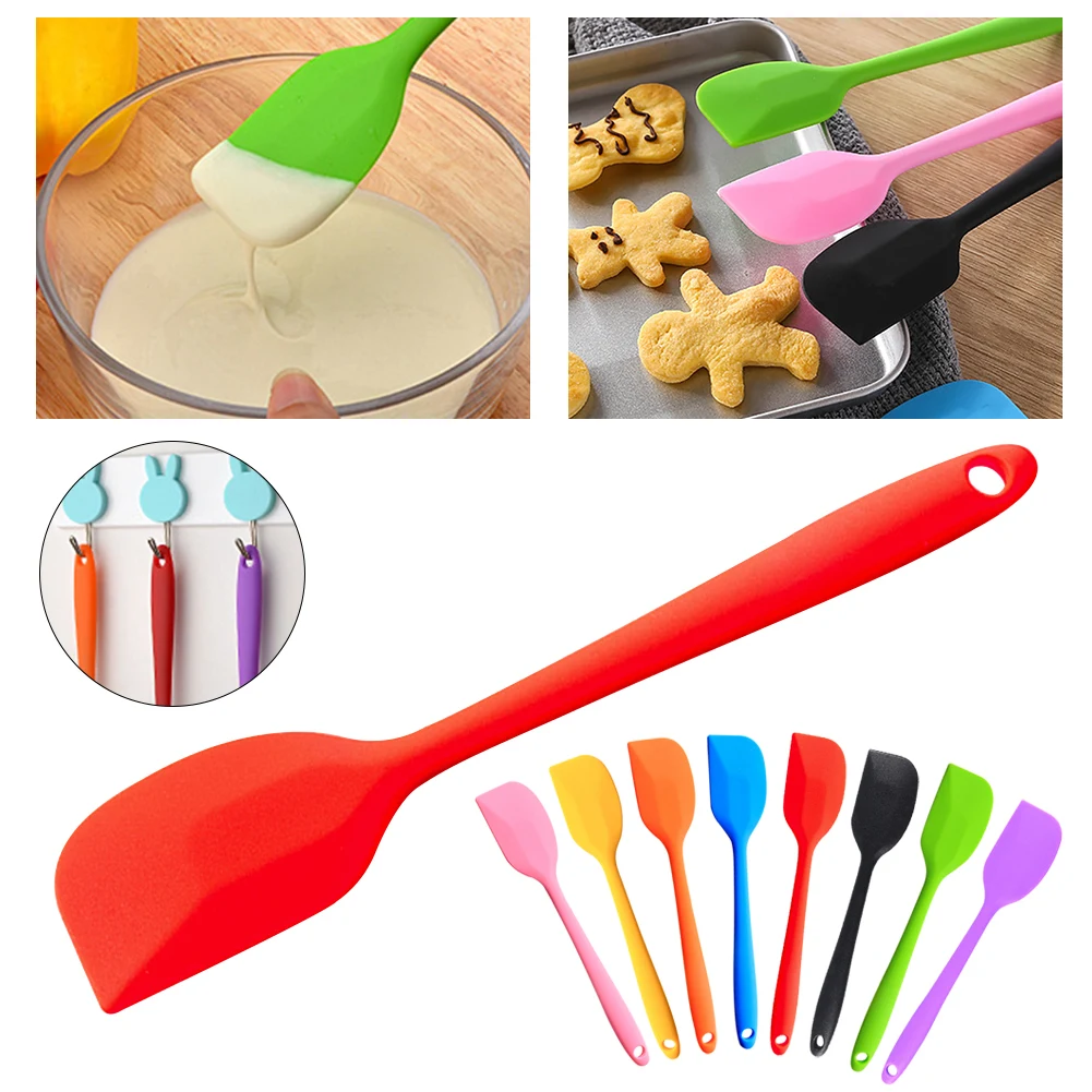 Food Grade Silicone Spatulas Kitchen Utensils for Baking Cooking Heat-Resistant Non-stick Spatulas Dishwasher Safe Kitchen Tool