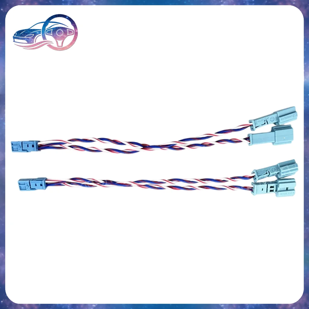 1 to 2 Speaker Wire Harness For BMW Door Tweeter Splitter Adapter Non-destructive Audio Upgrade Cable