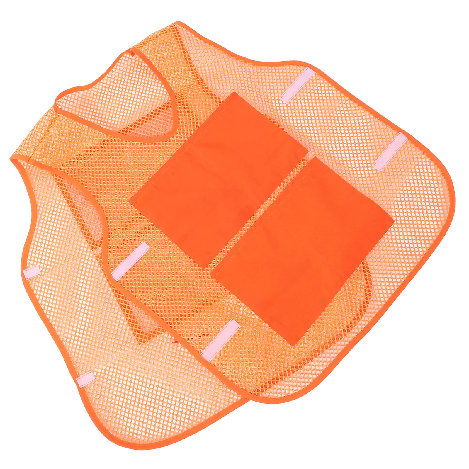 

Cooling Vest Bag Motorcycle Mens Orange Vests Adults Man Hot Weather Solution Breathing Comfort Visibility