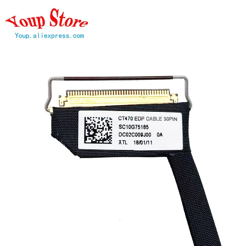 New Original For Lenovo Thinkpad T470 A475 CT470 EDP FHD HD LCD Screen Video Cable 30Pin 00UR483 00UR482 00UR481 DC02C009J00