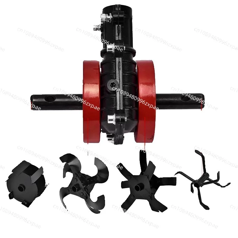 Weeding wheel universal new scarifier micro-tillage small household trenching soil anti-entanglement gearbox