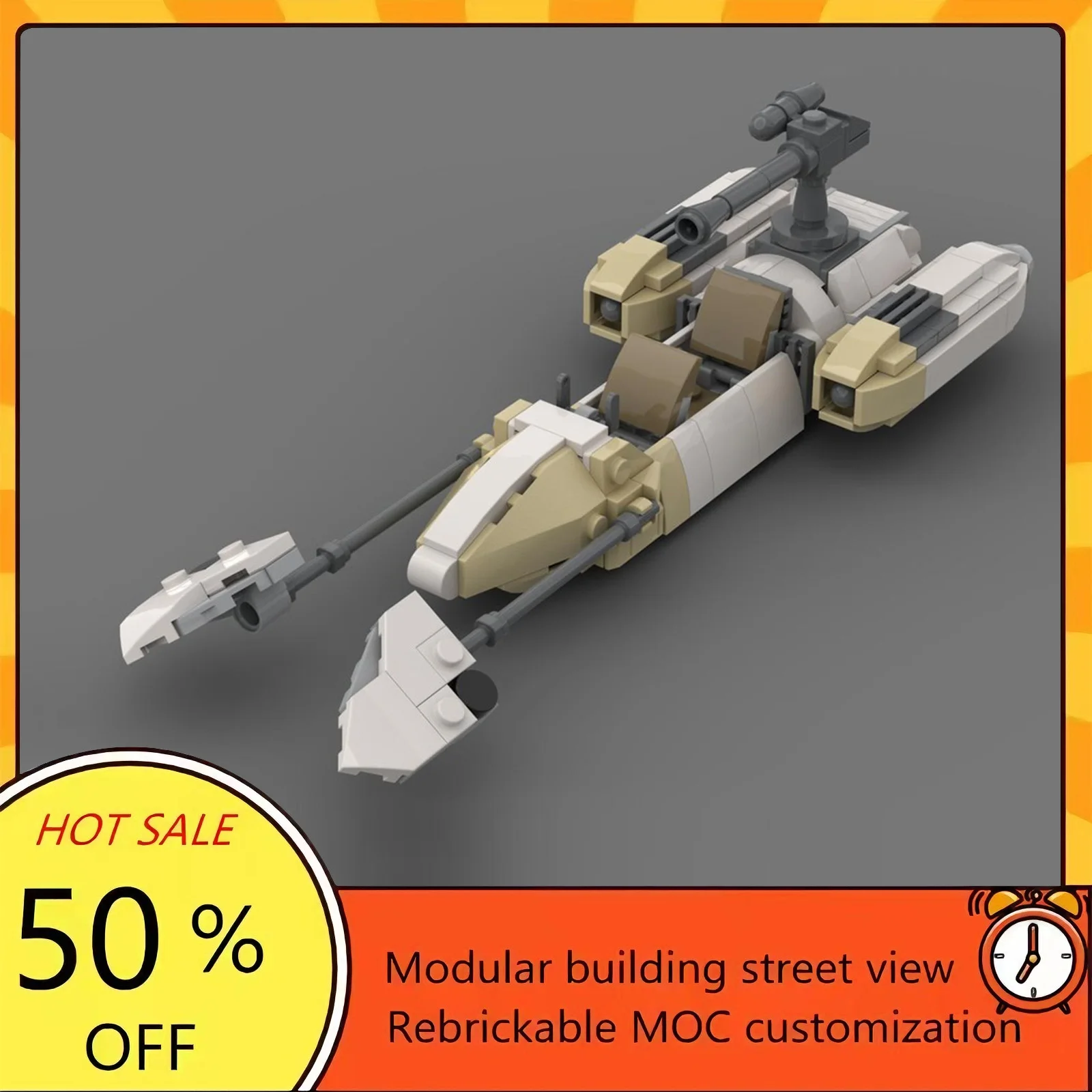 

221PCS Popular Space War Movie Model MOC Building Bricks Spaceship Modular Technology Gifts Holiday Assemble Children Toy Suit