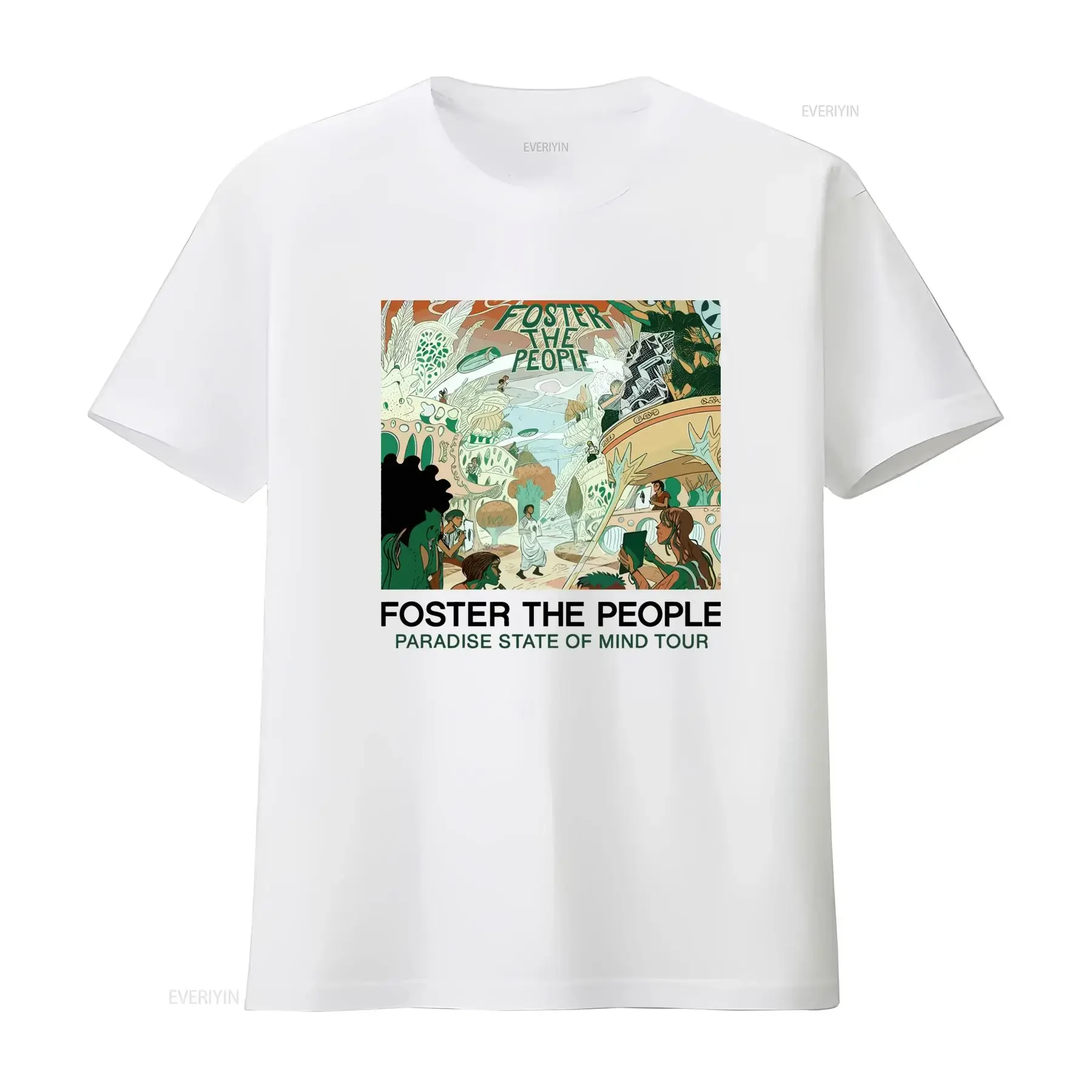 Foster the People Paradise State of Mind Tour T Shirt 2025 North American Print All Size S 5XL vintage Washed Slightly
