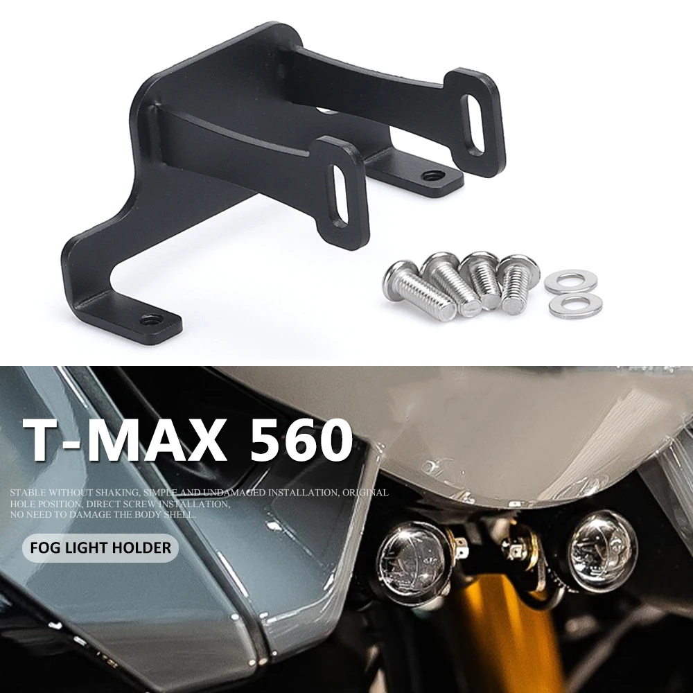 

New Motorcycle Light mount Fog lamp Spotlight Bracket Holder For Yamaha T-MAX 560 T-MAX560 TMAX560 TMAX 560 2022 2023