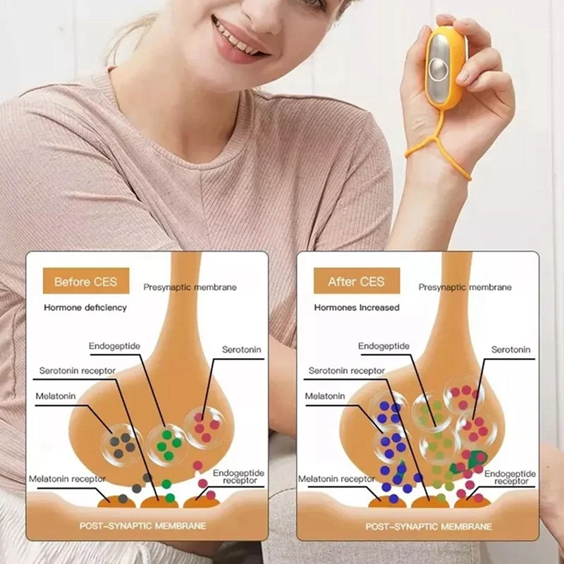 Intelligente Schlaf hilfe Handheld Mikros trom Schlaf gerät Angst Linderung Tiefschlaf Instrument Schläfer Schlaflos igkeit Gerät