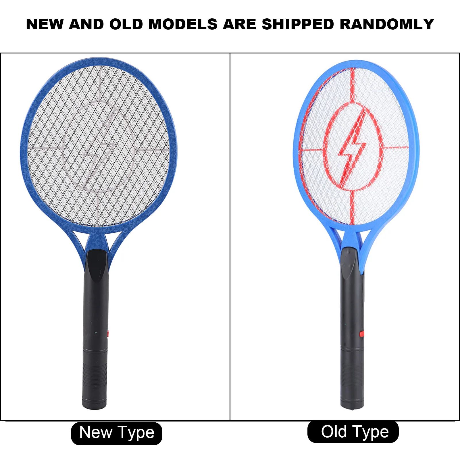  Mosquito Killer Triple  Battery Power Fly Swatter Pest  Electric Repeller Bug  Racket Wireless Long Handle Tool