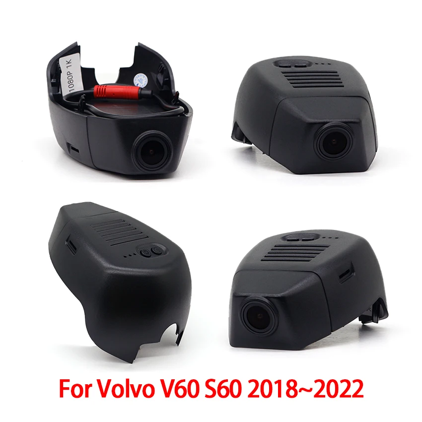 New! Plug and play Car DVR Video Recorder 4K Dash Cam Camera For Volvo S60 V60 2018 2019 2020 2021 2022 2023 2024 Control By APP