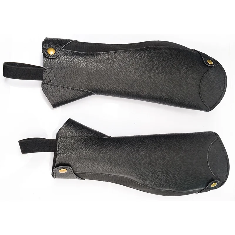 ウルトラレザー乗馬用膝パッド ユニセックス ナイトレギンス 乗馬保護具 高品質職人技 オートバイブーツ