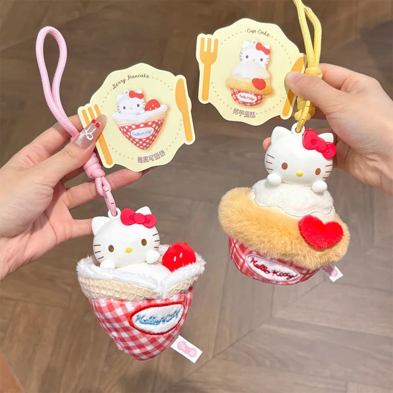 

Genuine Sanrio Hello Kitty Afternoon Tea Series Plush Scented Ornament Blind Box Kawaii Aroma Car Air Freshener Gift