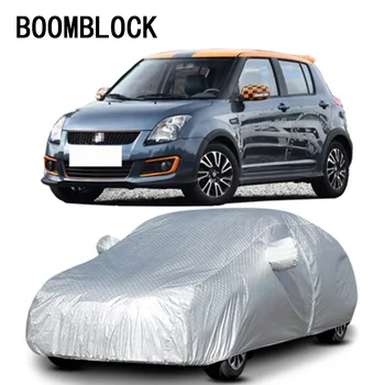 BOOMBLOCK Hatchback M waterproof dustproof car covers for Mini Cooper R50 R53 Citroen C2 Suzuki Swift Alto Fiat 500 accessories
