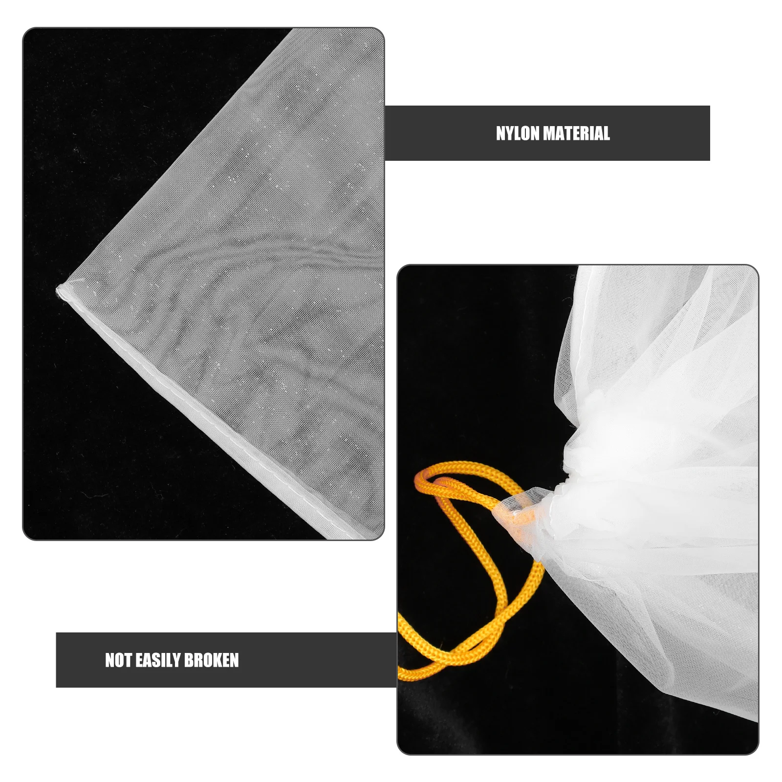 

2pcs Honey Filter Bag Multi-Functional Nylon Straining Bags For Honey Coffee Juice Red Wine Soup Fruit Cold Brew Beekeeping Mesh