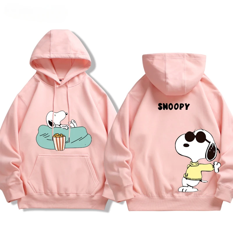 2024 New Snoopy Hoodies Cartoon Anime Periphery for Men and Women Couple Hooded Hoodie Youth Spring and Autumn Casual Clothes