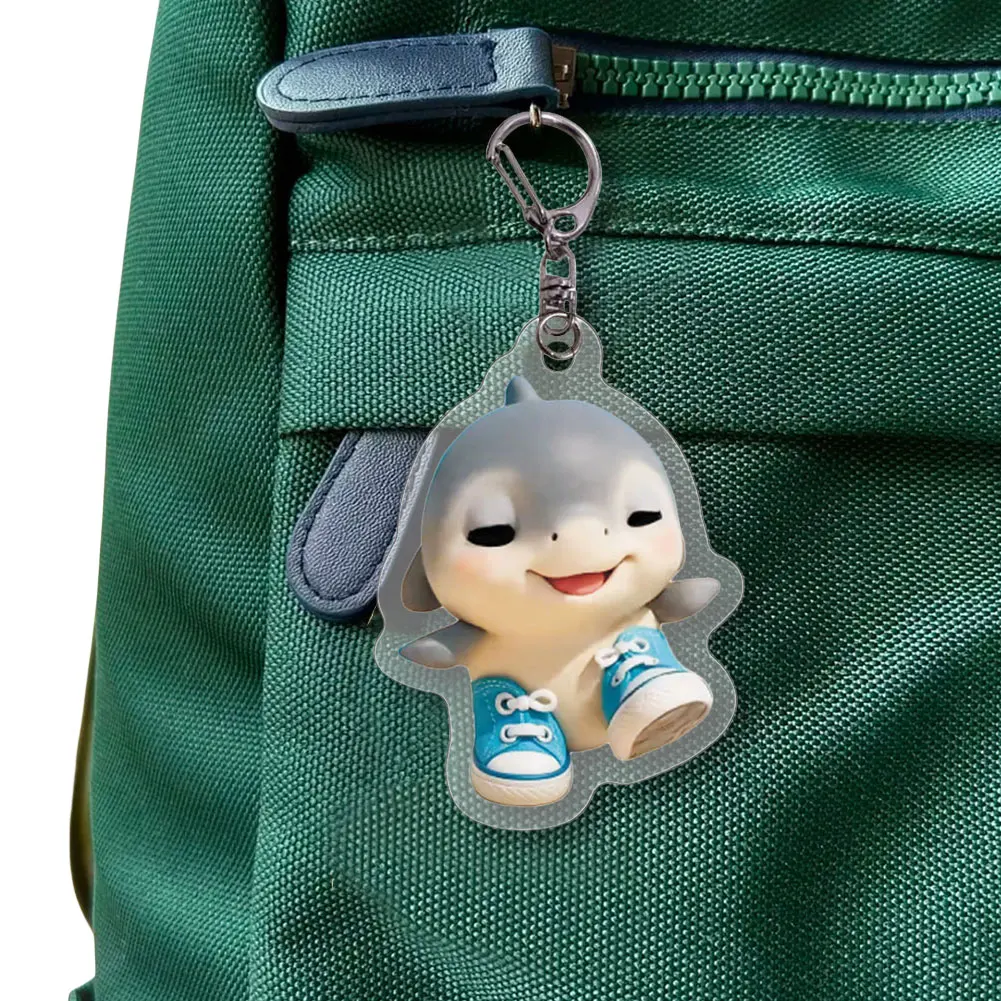 

Creative Animals 2D Flat Acrylic Keychain Hanging Pendant Cartoon Pendant Fans Gift