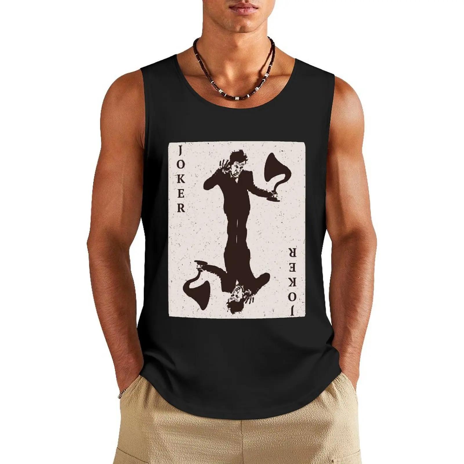 

Tom Waits - Joker Tank Top anime top t-shirts for men Men's t-shirt gym shirt men