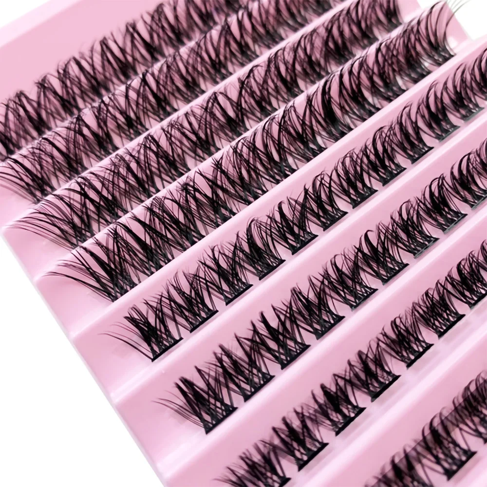 120Cluster Segmented False Extension Eyelash DIY Natural Individual Lash Makeup Tools Soft and Natural Easy to Operate Eyelashes