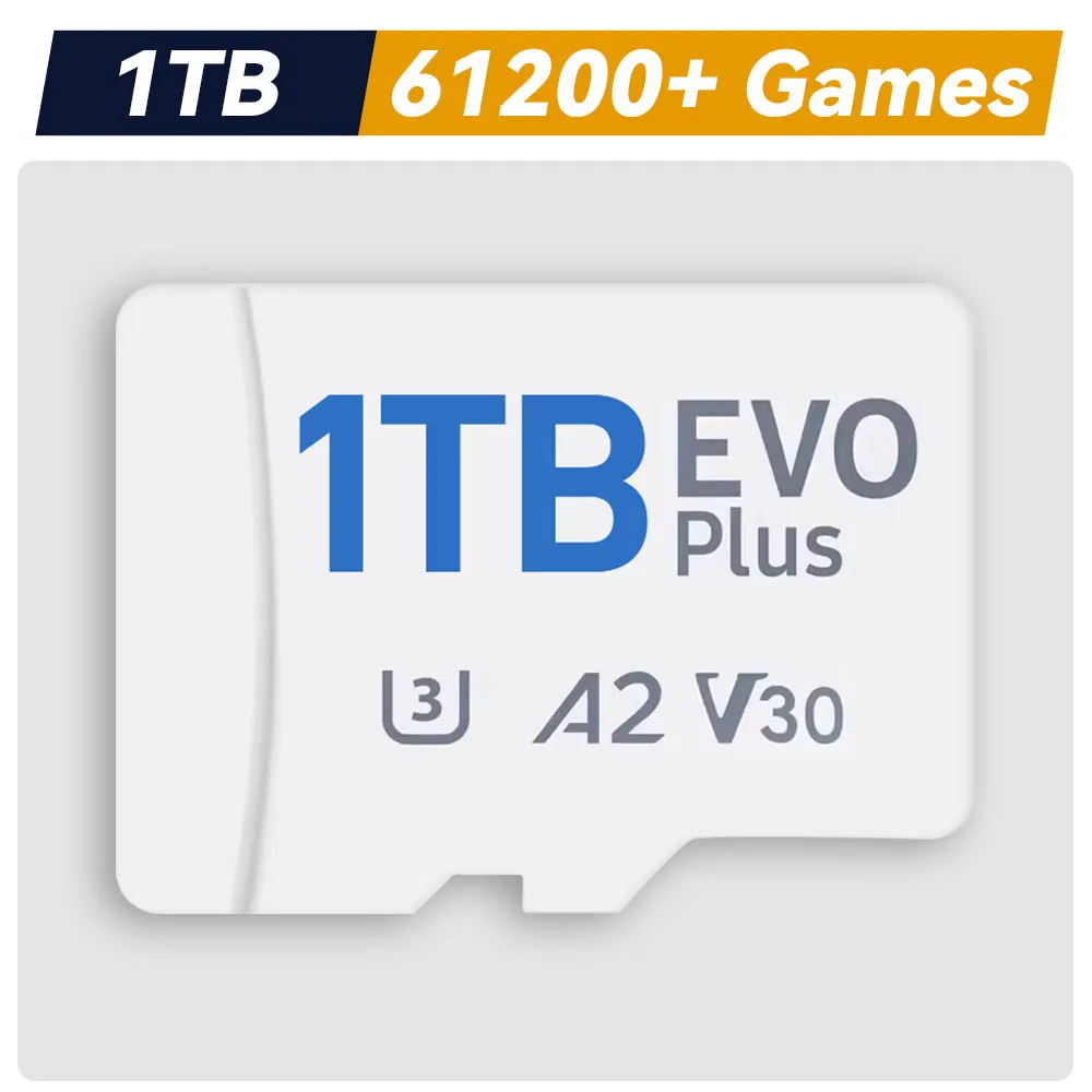1TB Game TF-kaart voor Steam Deck/Wins Handheld Nieuwste Batocera 39 OS Retro Game Console met 61200 Games voor PS3/PS2/PS1/PSP/MAME