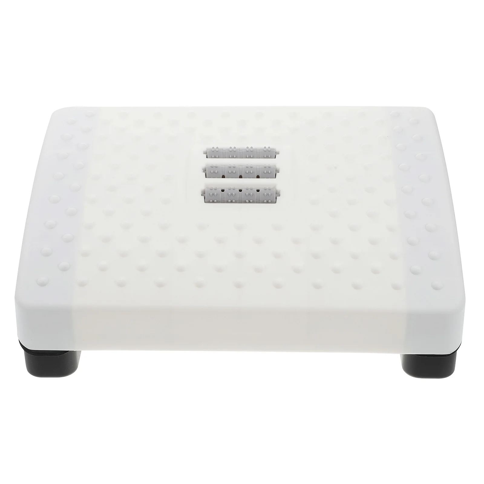 

1pc Plastic Footstool For Indoor Use Particle Massage Roller Foot Rest Office Piano Practice Step Stool Outdoor Furniture