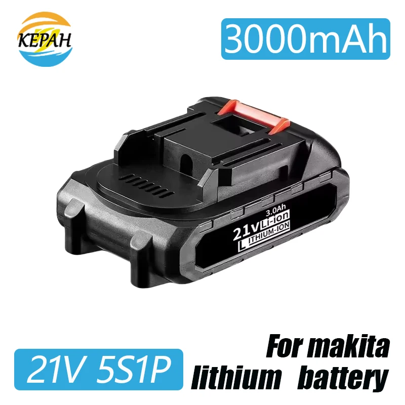 21V Li-ion Battery 5S1P Rechargeable Battery For Makita Power Tools For Electric Screwdrivers, Searchlights, Fans, Chain Saws