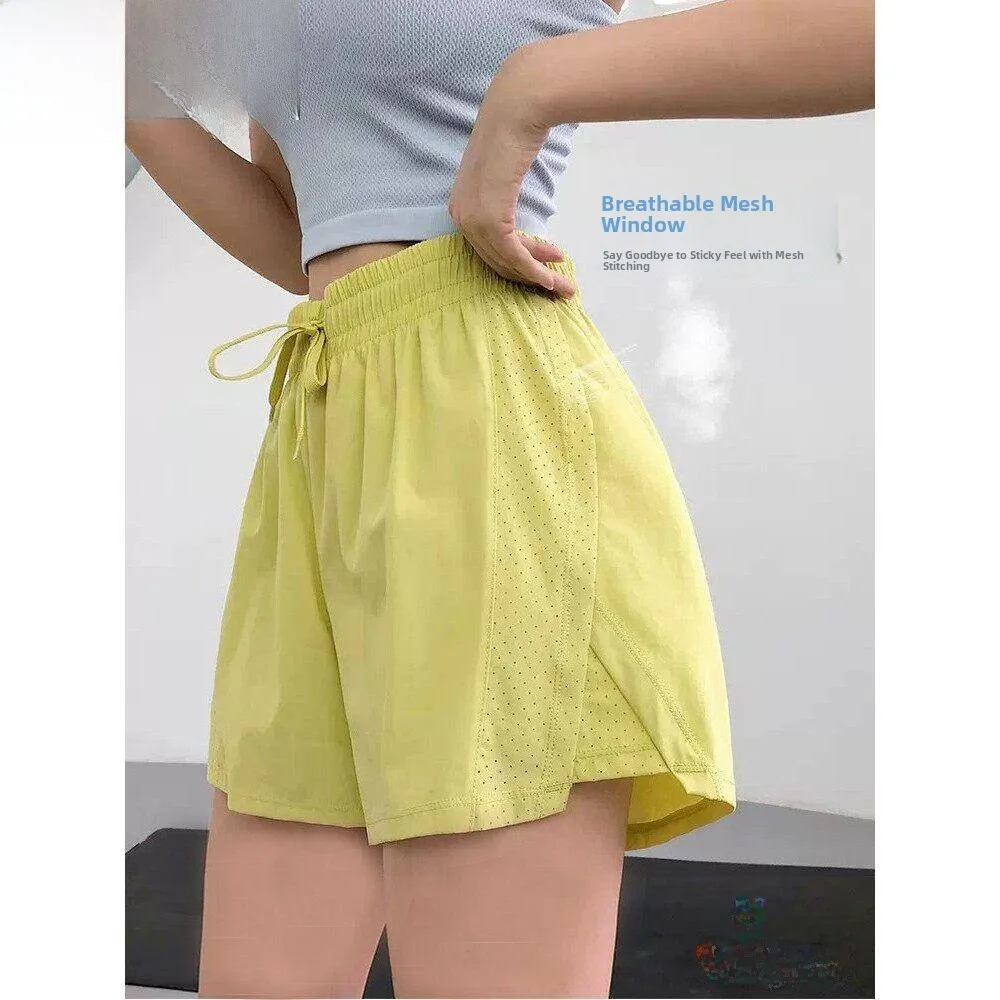 High Waist Quick Dry Ladies Sports Shorts Yoga Fitness Running Training Taekwondo Netball Three-quarter Length Sweatpants
