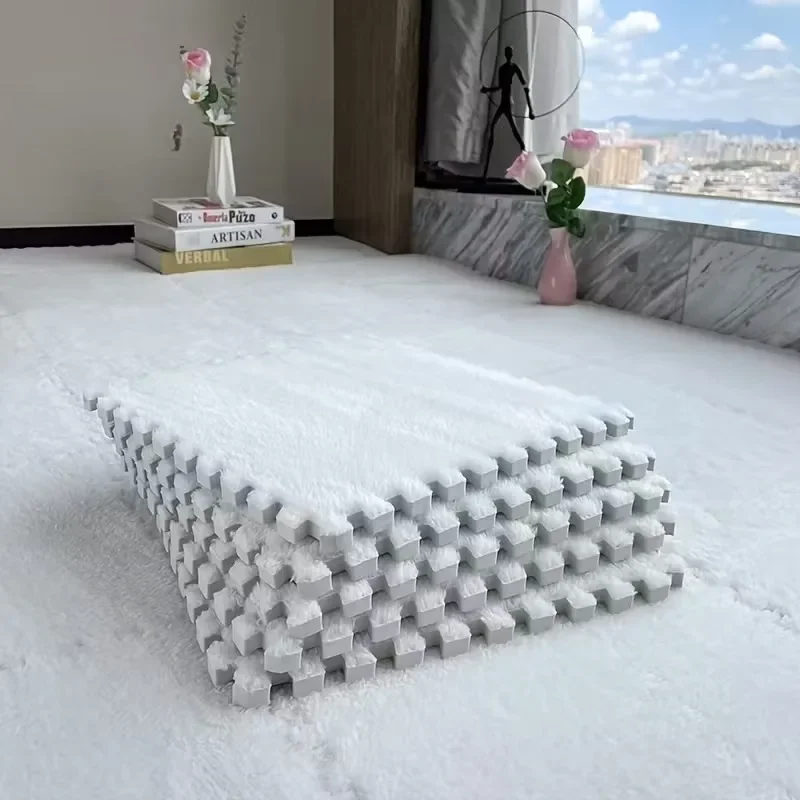 4-20 Stuk Pluche Speelkleed voor Baby's BPA-vrij Grijpende DIY kinderen Speelkleed Home Decor vloer Bescherming Tapijt