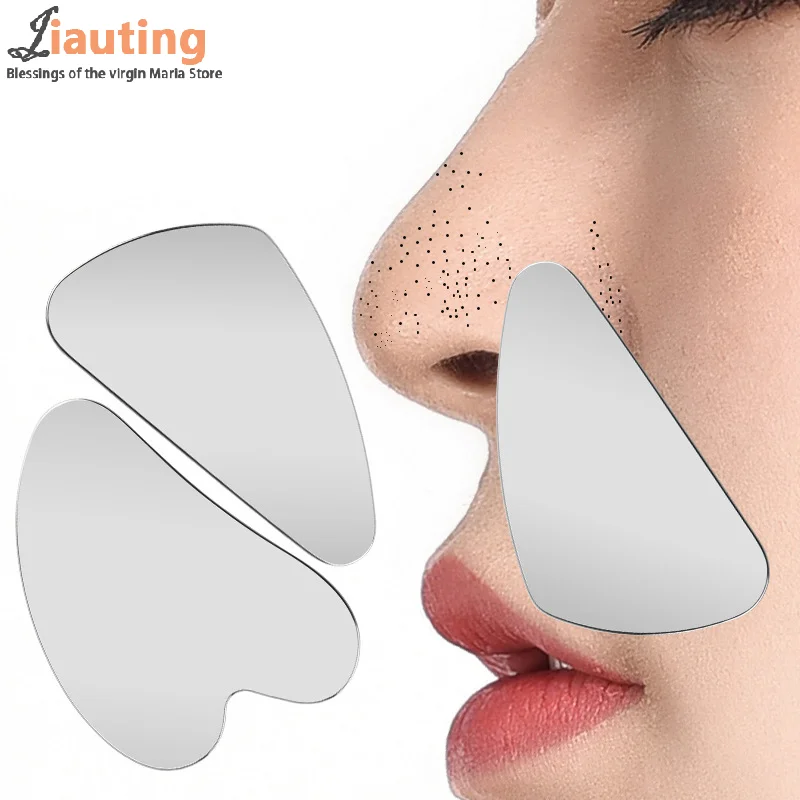 1Pcs Stainless Steel Gua Sha Scraper Massager For Face Neck Body Guasha Massage Tool Facial Skin Care Guasha Board Face Massager