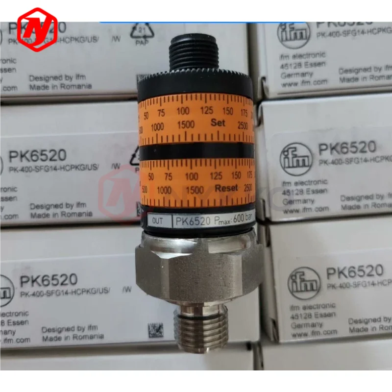 

Золотой продавец, новый и оригинальный механический переключатель давления IFM PK6520, 400 бар, двойной циферблат, IP65 PK-400-SFG14-HCPKG/US///W
